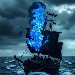 Pirate ship phone wallpaper