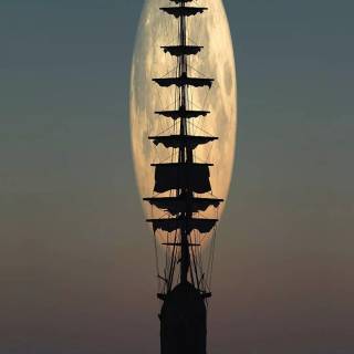 Pirate ship phone wallpaper