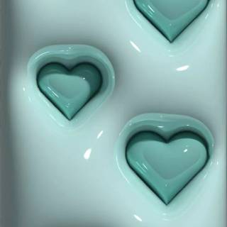 Blue green phone wallpaper