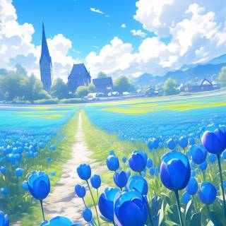 Blue green phone wallpaper