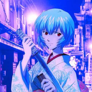Rei Ayanami phone wallpaper