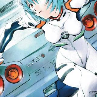 Rei Ayanami phone wallpaper