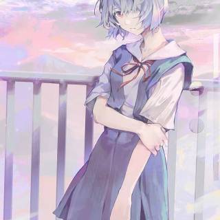 Rei Ayanami phone wallpaper