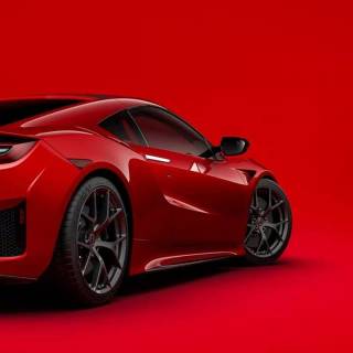 Red cars phone wallpaper