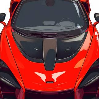 Red cars phone wallpaper