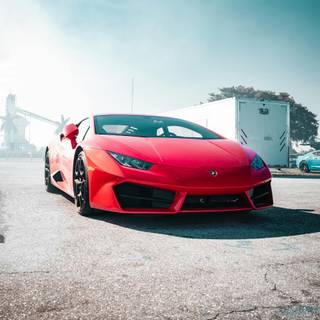 Red cars phone wallpaper