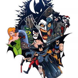 Batman comics iPhone wallpaper