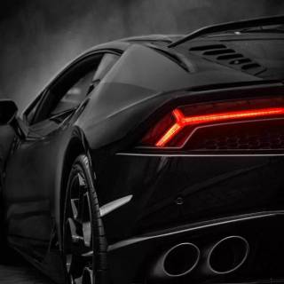 Black Lambo iPhone wallpaper