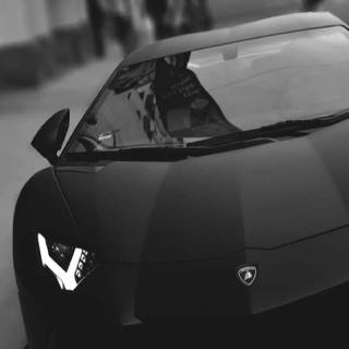 Black Lambo iPhone wallpaper