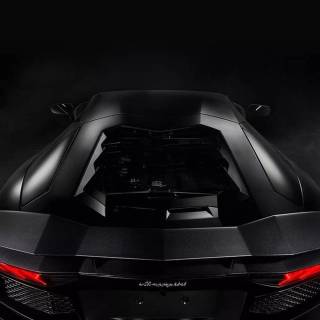 Black Lambo iPhone wallpaper