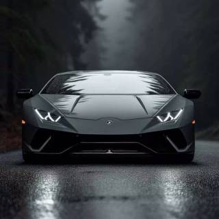 Black Lambo iPhone wallpaper