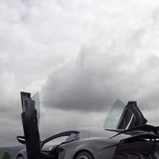 Black Lambo iPhone wallpaper
