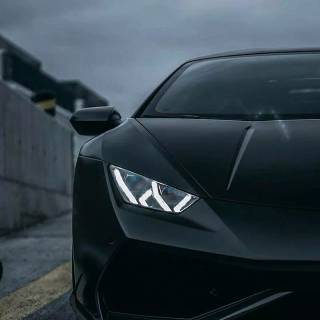 Black Lambo iPhone wallpaper