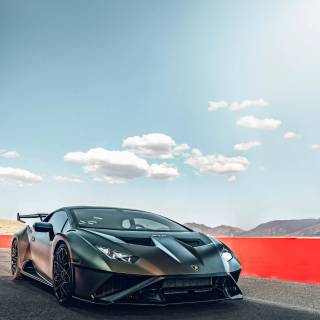 Black Lambo iPhone wallpaper