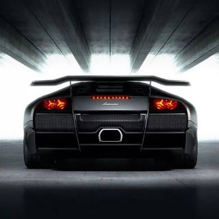 Black Lambo iPhone wallpaper