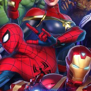 iPhone 11 superhero wallpaper