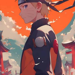 Naruto sad iPhone wallpaper