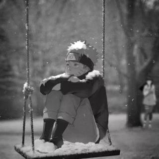 Naruto sad iPhone wallpaper