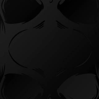 Black skull phone wallpaper