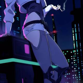 Lucy Cyberpunk: Edgerunners wallpaper