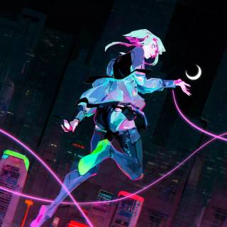 Lucy Cyberpunk: Edgerunners wallpaper