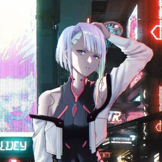 Lucy Cyberpunk: Edgerunners wallpaper