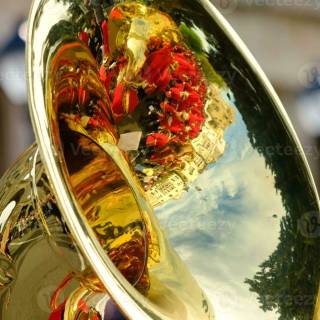 Brass tuba wallpaper