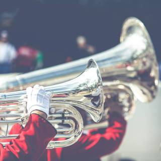 Brass tuba wallpaper