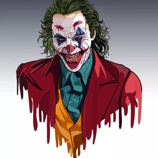 Joker drip wallpaper