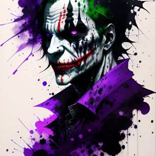 Joker drip wallpaper