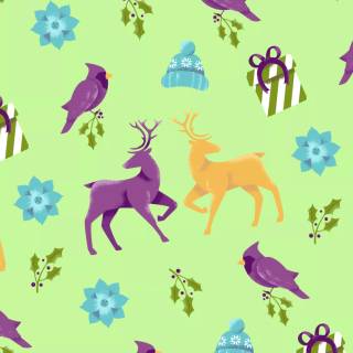 Winter colorful wallpaper