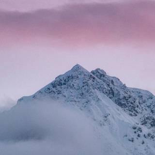 Winter mountains desktop wallpaper