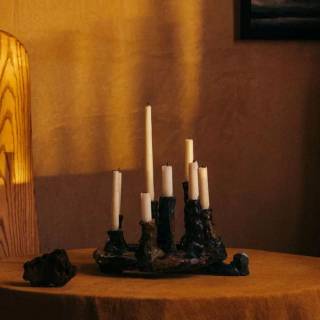 Candle light winter wallpaper