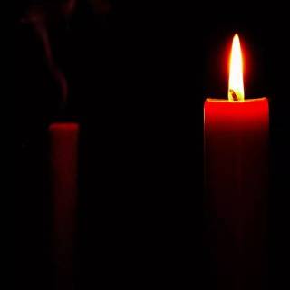 Candle light winter wallpaper