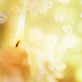 Candle light winter wallpaper