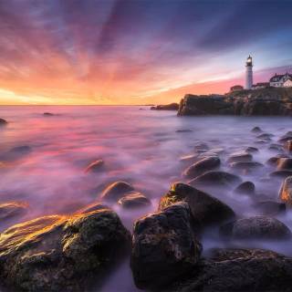 Lighthouse spring wallpaper