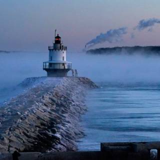 Lighthouse spring wallpaper