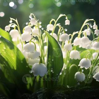 Spring lillies wallpaper