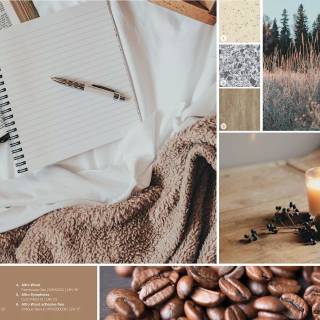 Spring coffee desktop wallpaper