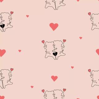Cute dogs Valentines wallpaper