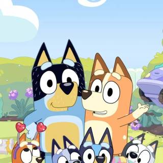 Bluey Valentines Day wallpaper