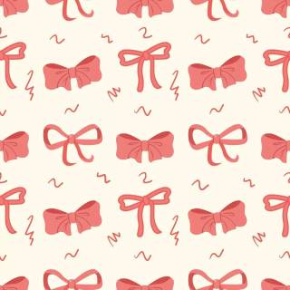 Valentines bows wallpaper