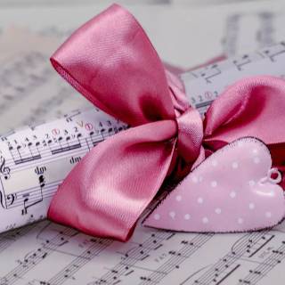 Valentines bows wallpaper