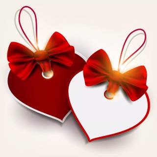 Valentines bows wallpaper