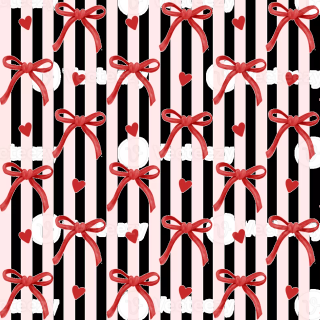 Valentines bows wallpaper