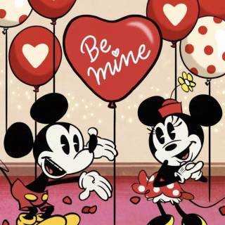 Valentine's Day Minnie Mouse wallpaper