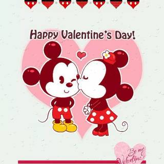 Valentine's Day Minnie Mouse wallpaper