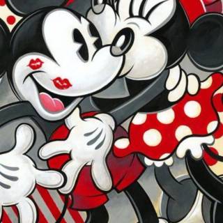 Valentine's Day Minnie Mouse wallpaper