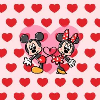 Valentine's Day Minnie Mouse wallpaper