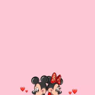 Valentine's Day Minnie Mouse wallpaper